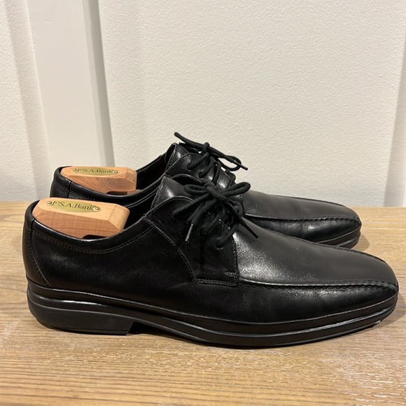Kenneth Cole black leather dress shoes - Picture 2 of 7
